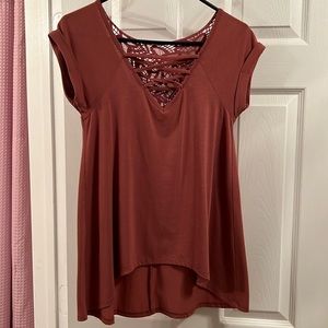 Pink designed blouse